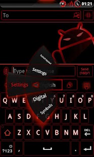 How to download GOKeyboard Theme Glow Red lastet apk for android