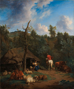 RIJKS: Adriaen van de Velde: The Hut 1671