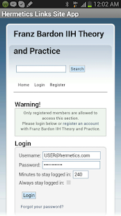 Hermetics Portal App Screenshots 2
