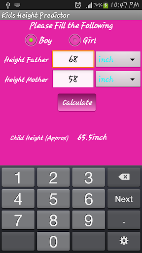 【免費健康App】Baby / kids Height Predictor-APP點子