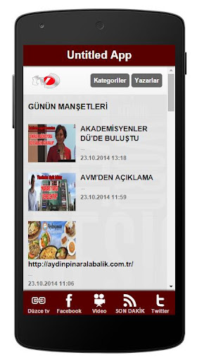 【免費新聞App】DÜZCE TV-APP點子