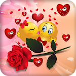 Cover Image of Télécharger Emojis d'amour de la Saint-Valentin - Autocollant 3.03 APK
