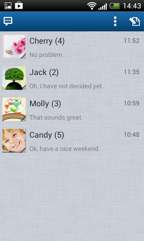 Handcent SMS - screenshot