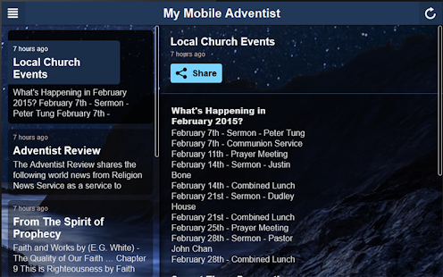 My Mobile Adventist(圖4)-速報App