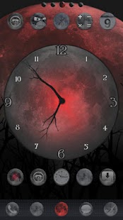 【免費個人化App】Twilight Moon Clock Widget-APP點子