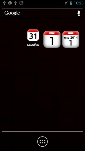 ES Holidays Calendar Widget