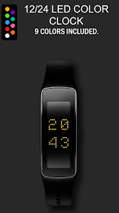 download 24/12 LED Clock for Gear Fit free