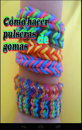 Hacer pulseras gomas facil