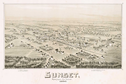 Sunset, Montague Co., Texas. 1890.