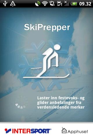 Android application SkiPrepper screenshort