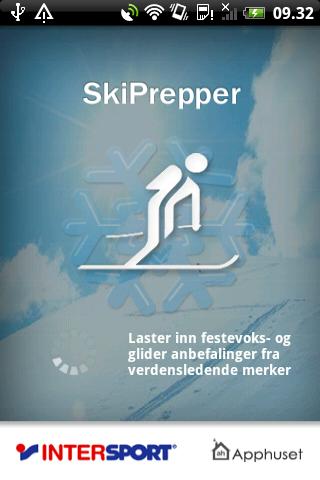 SkiPrepper Screen 1