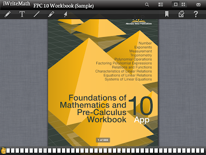 Lastest iWrite Math 20P Workbook APK for Android
