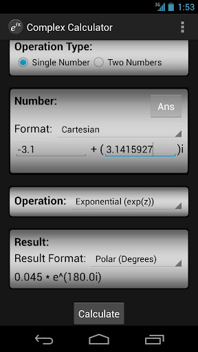 Complex Calculator