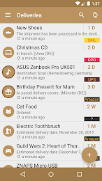 Deliveries Package Tracker 1