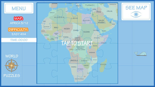 【免費解謎App】World Map Puzzle-APP點子