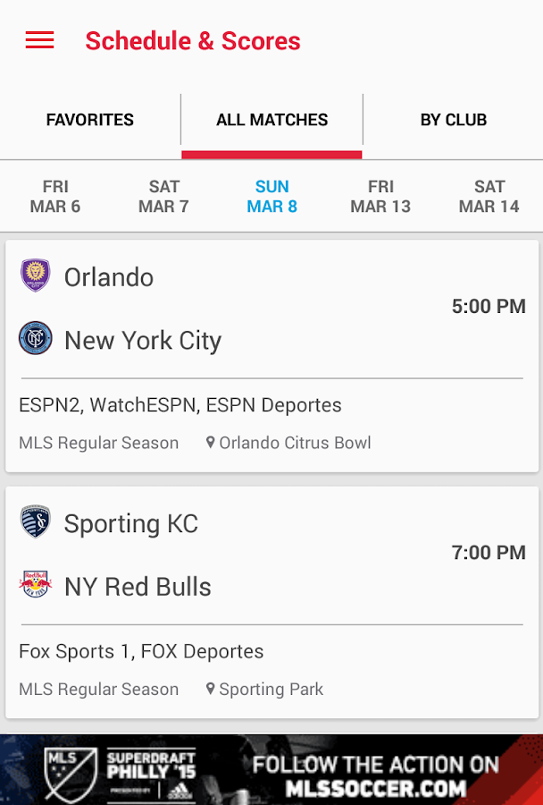 MLS screenshot