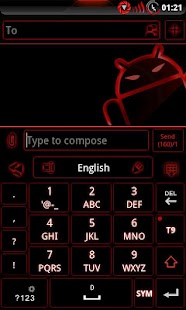 How to install GOKeyboard Theme Glow Red 2.0 unlimited apk for pc