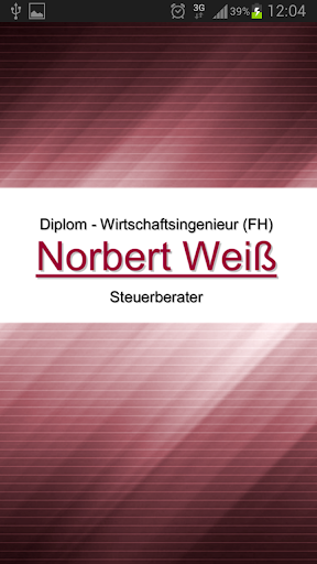 Steuerberater Norbert Weiß