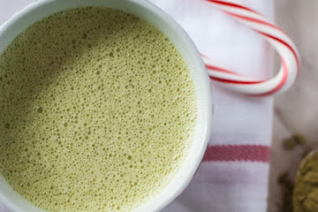 Salted Matcha White Hot Chocolate