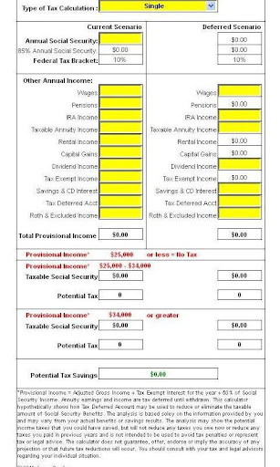 Social Security Tax Calculator