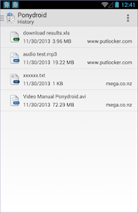 Ponydroid Download Manager - screenshot thumbnail