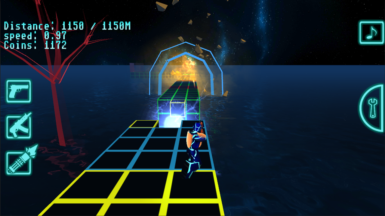 Run of TRON 3D pro - screenshot