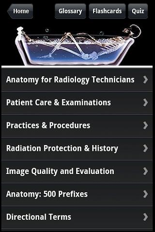 Radiology Tech Certification Screen 3