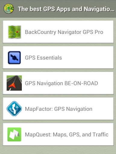 GPS Navigator Guide