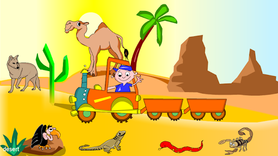 Kids Animal Game-Zoo TrainFULL Screenshots 1
