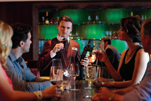The sommeliers will share their experience and expertise in the art of wine during your sailing on Celebrity Equinox.