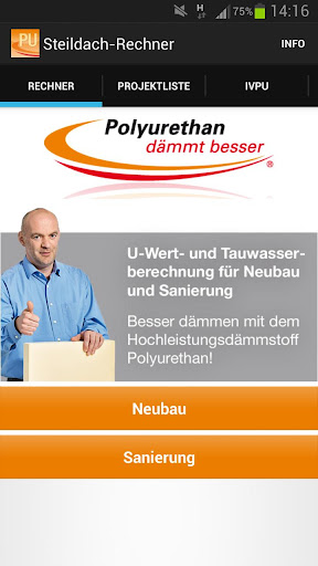 PU Steildach-App