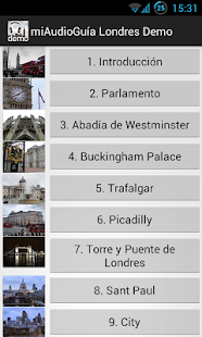 Audio Guia Londres MV Demo Screenshots 7