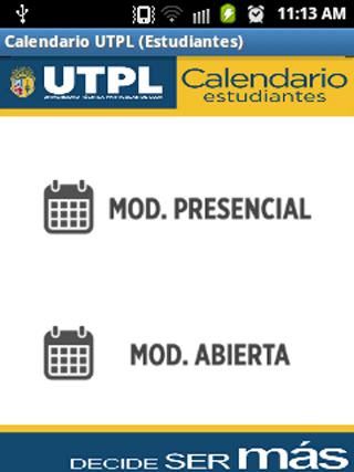 【免費通訊App】Calendario UTPL Estudiantes-APP點子