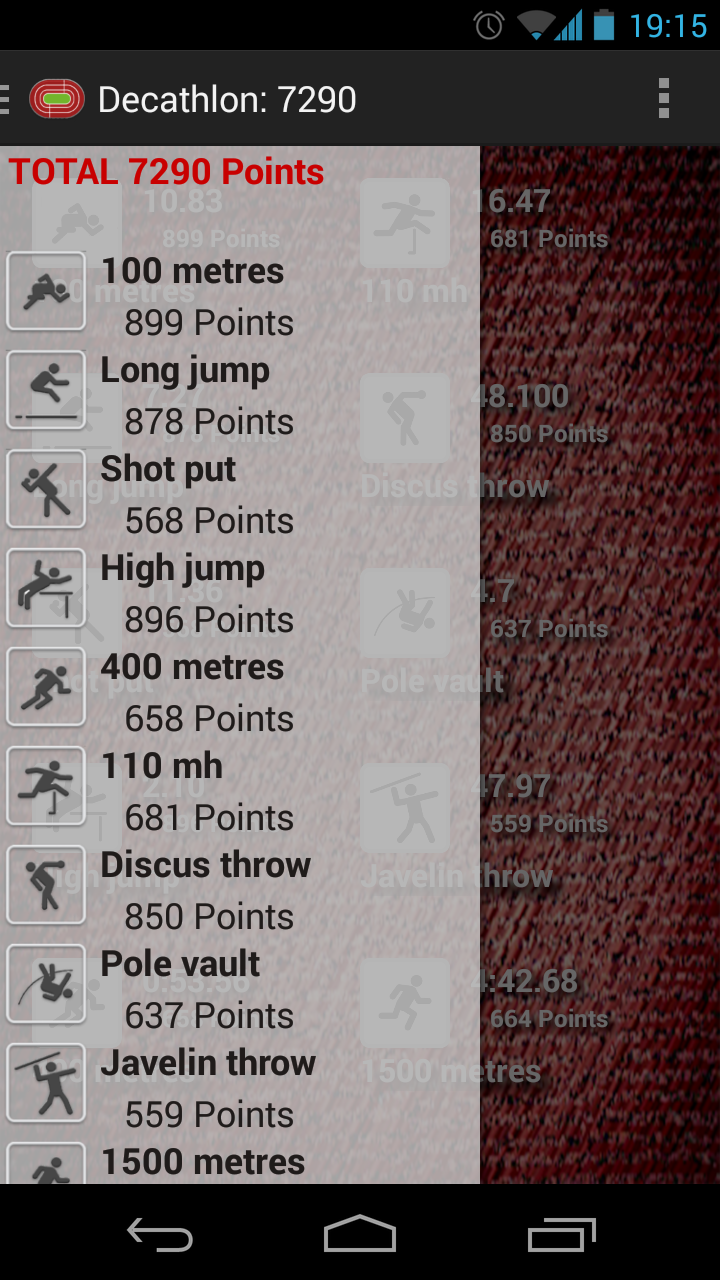 Decathlon Calculator Pro Screen 2