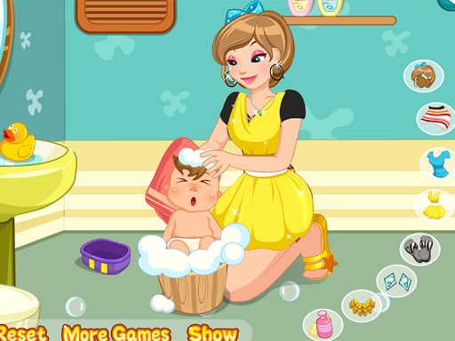 【免費家庭片App】Cute Kids Bath Time Game-APP點子