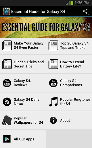 Essential Guide for Galaxy S4