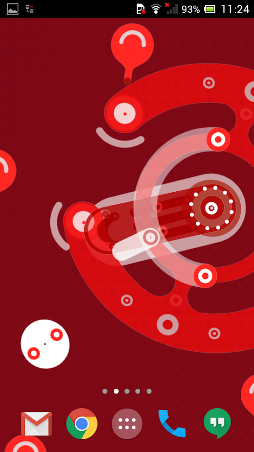 Android application Living colors LWP screenshort