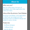 Business Card Maker : Business Card Maker - APK Apps Download : Travel agent business card design template.
