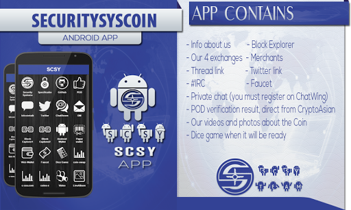 Securitysyscoin SCSY Wallet