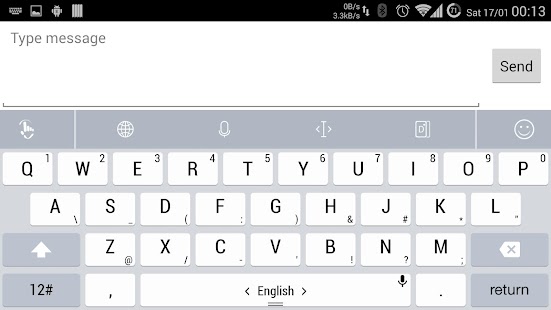 Theme TouchPal OS Light White Screenshots 6