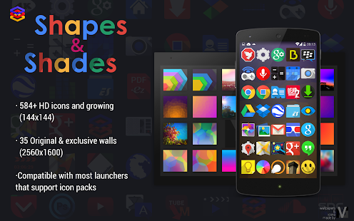 Shapes & Shades  icons&walls - screenshot thumbnail