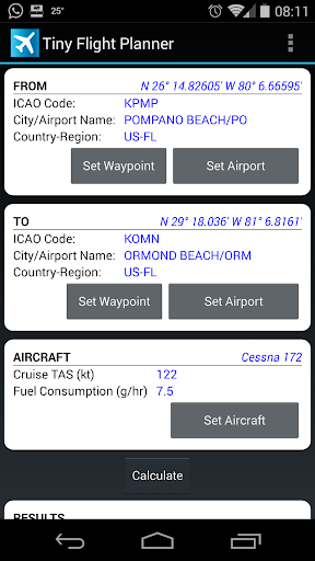 Tiny Flight Planner