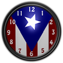 Puerto Rico Flag Clock2 Widget logo