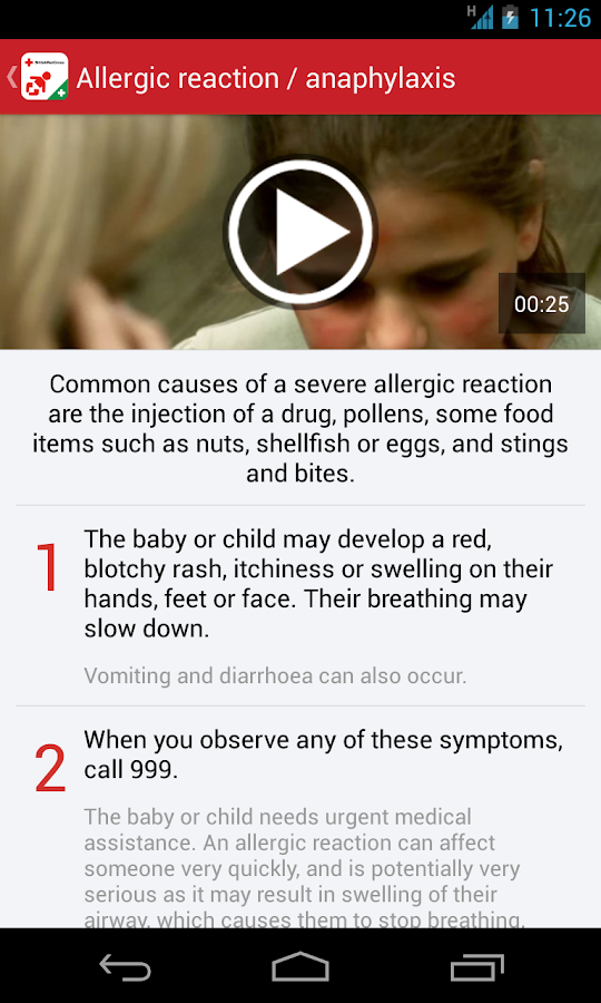 Baby and Child First Aid Android Apps on Google Play