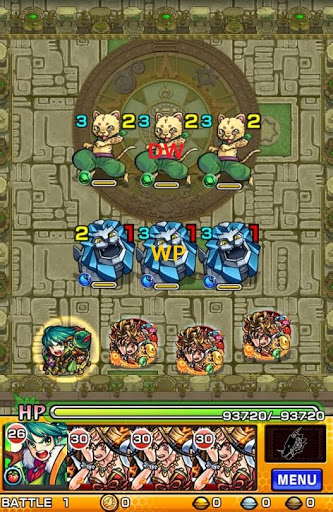 英雄神殿 樹縛神殿 時之間 關卡攻略 怪物彈珠攻略