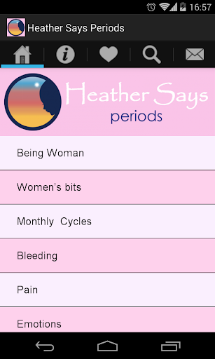 Heather Says Periods App