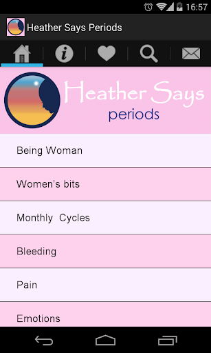 【免費健康App】Heather Says Periods App-APP點子