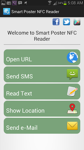 Smart Poster NFC Reader