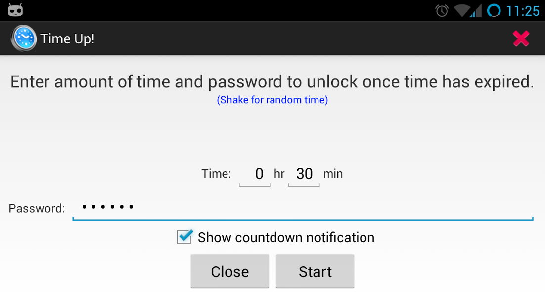 Enter amount