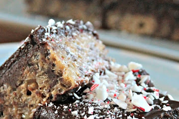 Chocolate Peppermint Rice Crispy Bars